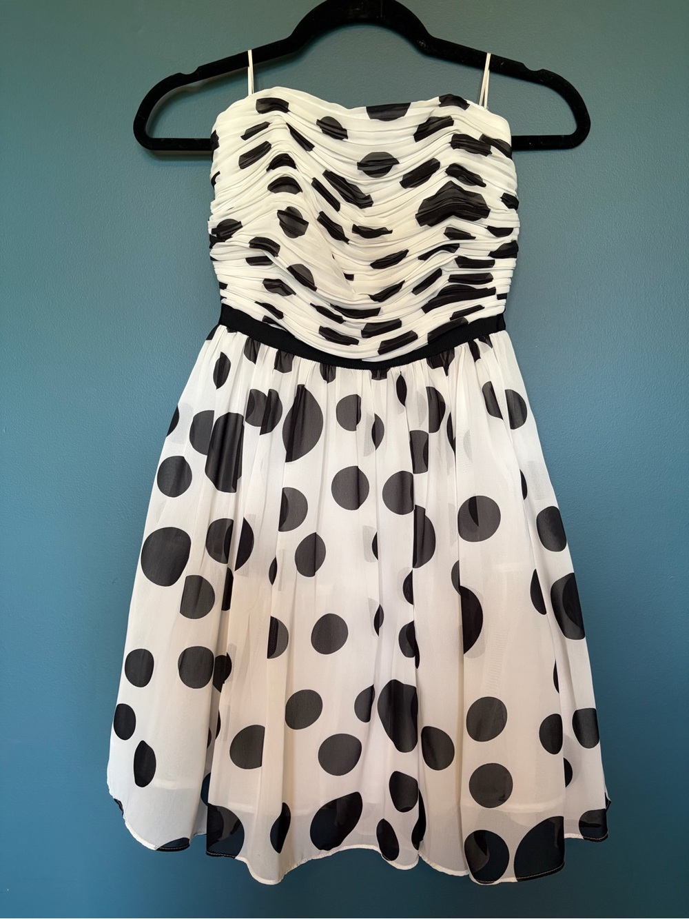 Guess Black & White Polka Dot Girls Party Dress